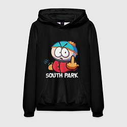 Толстовка-худи мужская Южный парк Эрик South Park, цвет: 3D-черный