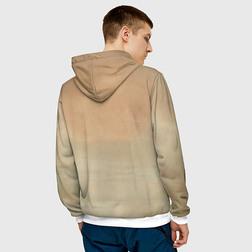 Мужская толстовка Серьёзные Сэмы / 3D-Белый – фото 4