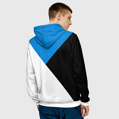 Мужская толстовка Тецуя Куроко - Баскетбол Куроко / 3D-Белый – фото 4