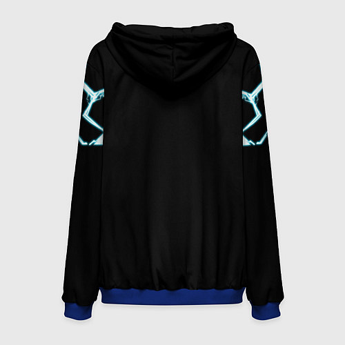 Мужская толстовка Громовержец Clash Royale / 3D-Синий – фото 2