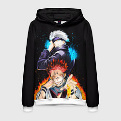 Мужская толстовка Сукуна и Сатору Годжо просто великолепны Магическа