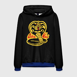 Толстовка-худи мужская Cobra Kai - Кобра Кай, цвет: 3D-синий