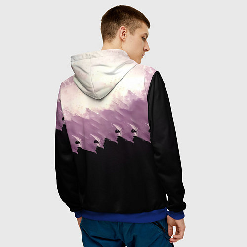 Мужская толстовка Сага о Винланде - Vinland Saga / 3D-Синий – фото 4