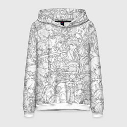 Мужская толстовка ПЕРСОНАЖИ МАНГА ГЕНШИН ИМПАКТ