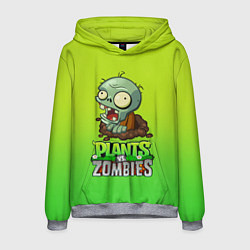 Мужская толстовка Plants vs Zombies зомби