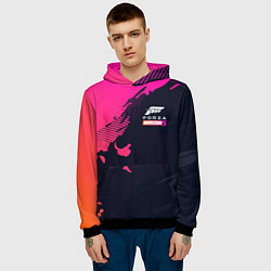 Толстовка-худи мужская Форза Хорайзен 5 Forza Horizon 5, цвет: 3D-черный — фото 2