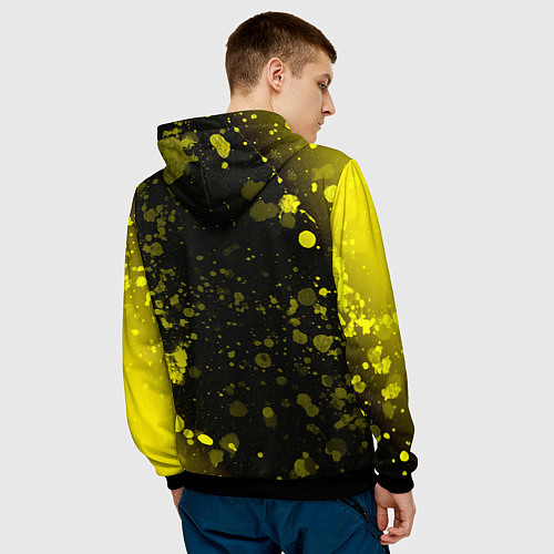 Мужская толстовка SONIC EXE Краски / 3D-Черный – фото 4