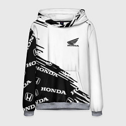 Толстовка-худи мужская Honda sport pattern, цвет: 3D-меланж