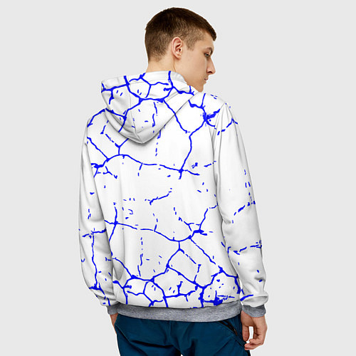 Мужская толстовка СОНИК EXE ТЕМНЫЙ СОНИК / 3D-Меланж – фото 4