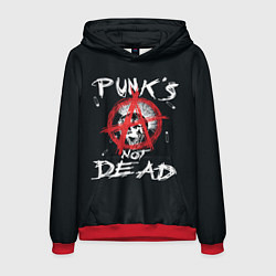 Мужская толстовка Punks Not Dead Анархия