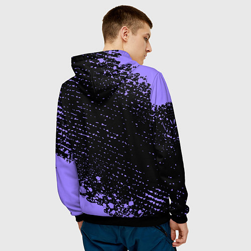 Мужская толстовка ХАГИ ВАГИ Краски 7 / 3D-Черный – фото 4