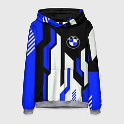 Толстовка-худи мужская БМВ BMW AUTO, цвет: 3D-меланж