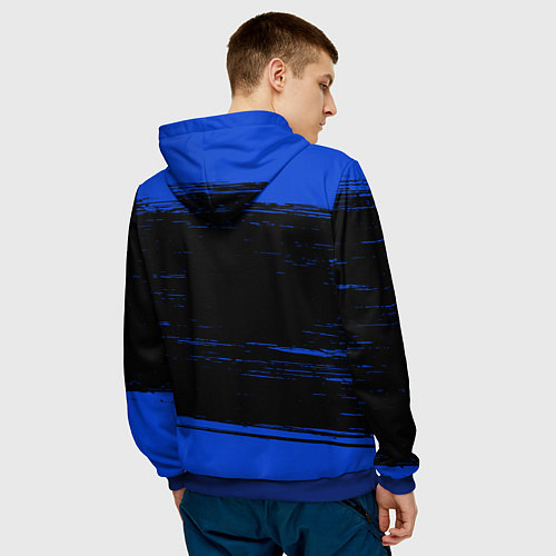 Мужская толстовка ХАГИ ВАГИ Краски / 3D-Синий – фото 4