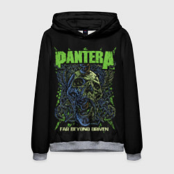 Мужская толстовка Pantera green череп