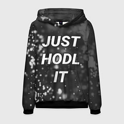 Мужская толстовка CRYPTO - JUST HODL IT Частицы