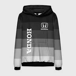 Толстовка-худи мужская Honda Хонда, цвет: 3D-черный