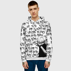 Толстовка-худи мужская DEAD INSIDE 1000-7, цвет: 3D-белый — фото 2