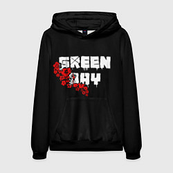 Мужская толстовка Green day Цветы