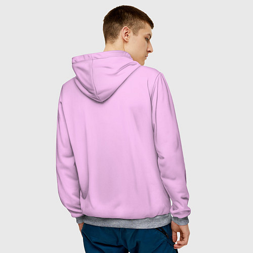 Мужская толстовка Bonnie the Rabbit UCN / 3D-Меланж – фото 4