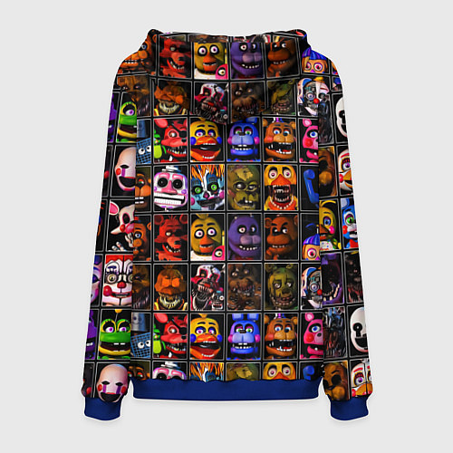 Мужская толстовка Ultimate Custom Night FNAF / 3D-Синий – фото 2
