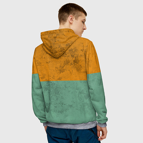 Мужская толстовка Лягушка модник Frog / 3D-Меланж – фото 4