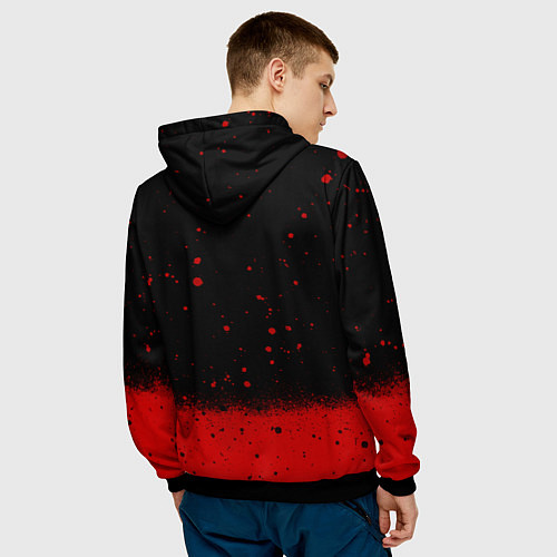 Мужская толстовка Linkin Park Линкин Парк / 3D-Черный – фото 4