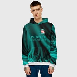 Толстовка-худи мужская Liverpool спорт, цвет: 3D-белый — фото 2