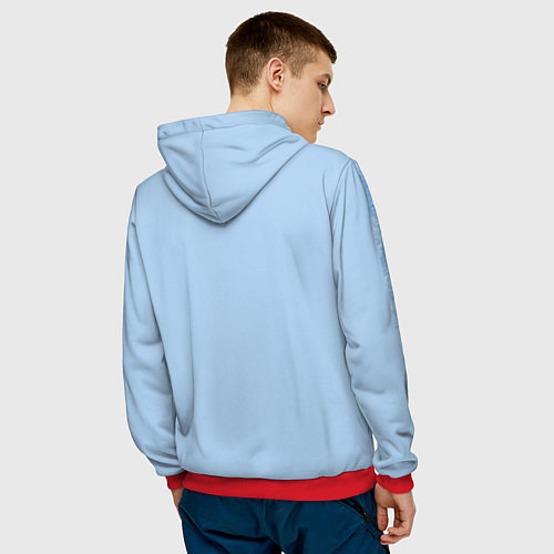 Мужская толстовка Нежность весны / 3D-Красный – фото 4