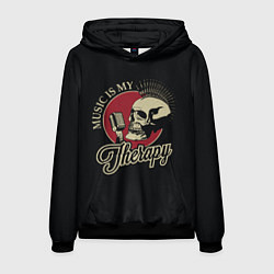 Мужская толстовка Музыкотерапия