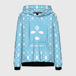 Толстовка-худи мужская Sky Blue Phantom Ski Mask Dope Street Market, цвет: 3D-черный