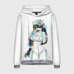 Мужская толстовка Кошкодевочка Waifu