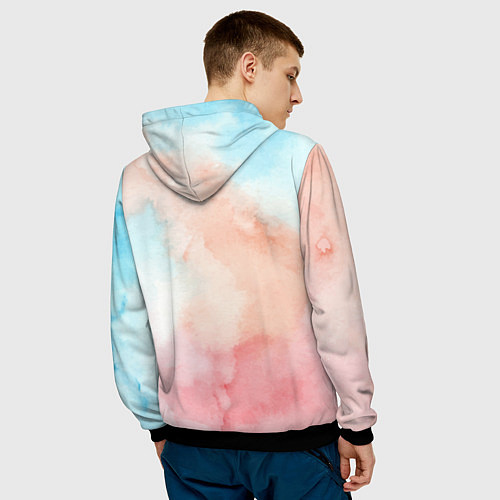 Мужская толстовка Young musical / 3D-Черный – фото 4