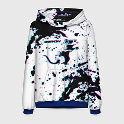 Мужская толстовка BANKSY БЭНКСИ крыса в очках глитч