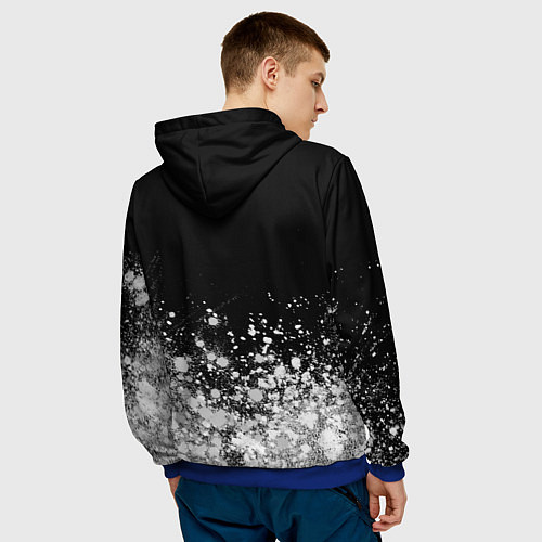 Мужская толстовка DYING LIGHT 2 Краска / 3D-Синий – фото 4