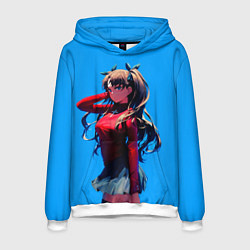 Толстовка-худи мужская Тосака Рин Fate grand order zero, цвет: 3D-белый