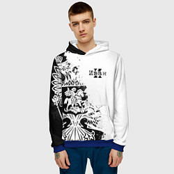 Толстовка-худи мужская ИВАН ГЕРБ, цвет: 3D-синий — фото 2