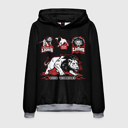 Мужская толстовка Дикий Лев Wild Lion