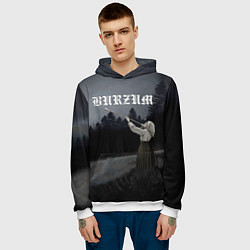 Толстовка-худи мужская Burzum - Filosofem, цвет: 3D-белый — фото 2
