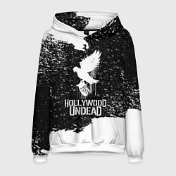 Толстовка-худи мужская Hollywood Undead - CHAOS Out Now, цвет: 3D-белый