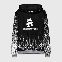 Толстовка-худи мужская Monstercat, цвет: 3D-меланж