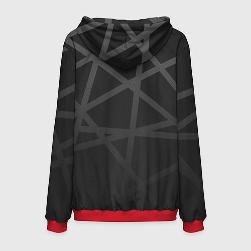 Мужская толстовка MERCEDES - BENZ МЕРСЕДЕС / 3D-Красный – фото 2