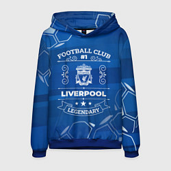 Толстовка-худи мужская Liverpool FC 1, цвет: 3D-синий