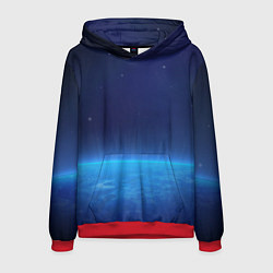 Мужская толстовка Планета вид из космоса