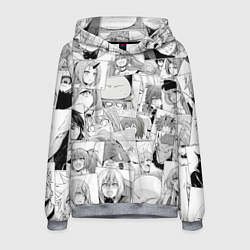 Мужская толстовка О моём происхождении в слизь pattern