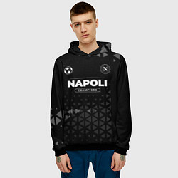 Толстовка-худи мужская Napoli Форма Champions, цвет: 3D-черный — фото 2