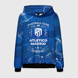 Толстовка-худи мужская Atletico Madrid FC 1, цвет: 3D-черный