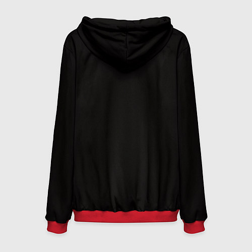 Мужская толстовка POPPY PLAYTIME - Mommy long legs Мама длинные ноги / 3D-Красный – фото 2