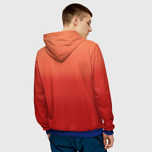 Мужская толстовка КИССИ МИССИ KISSY MISSY / 3D-Синий – фото 4