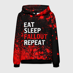 Мужская толстовка Eat Sleep Fallout Repeat Краска