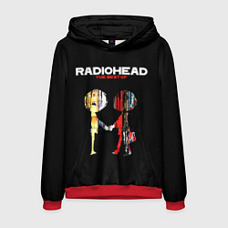 Толстовка-худи мужская Radiohead The BEST, цвет: 3D-красный